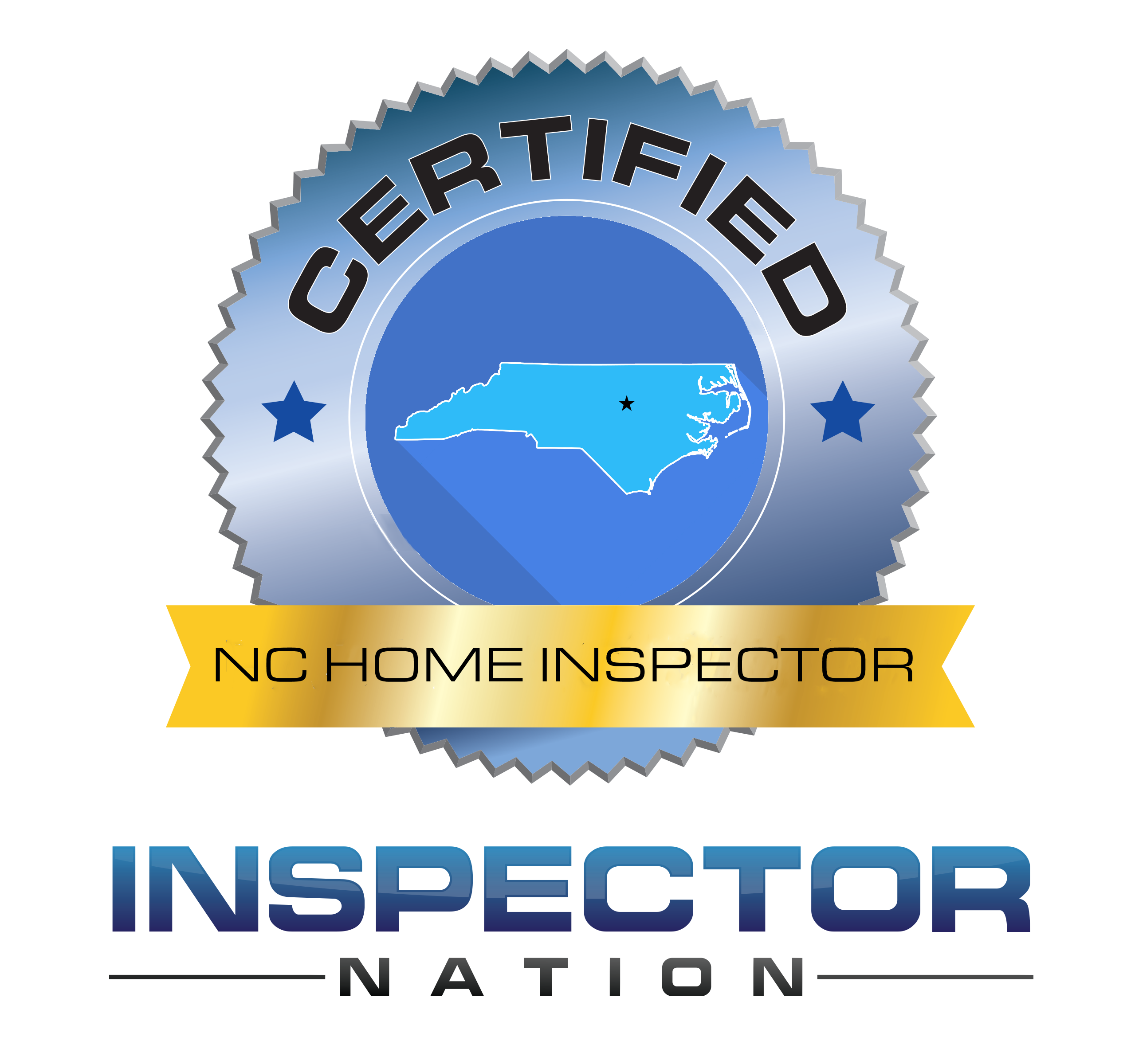 Certified NC Home Inspector Badge